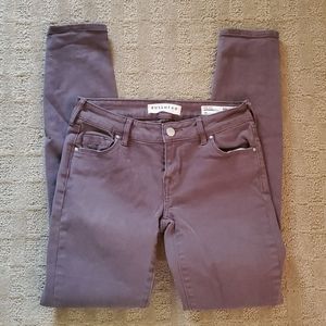 Bullhead grey lowrise skinny jeans